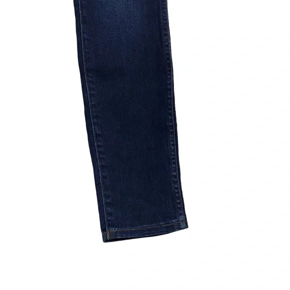 Madewell 10" High Rise Skinny Medium Blue Wash Stretch Whiskers Jeans Denim 26 - Picture 8 of 16